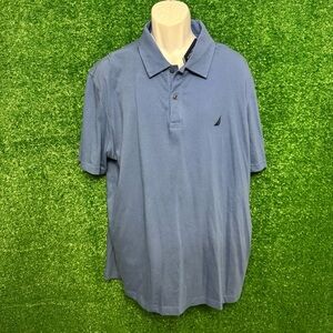 Nautica Blue Polo Shirt Classic Style